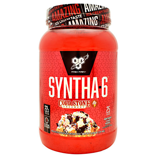 Syntha-6, Birthday Cake Remix, Servings
