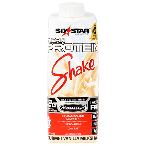 Clean Protein Shake, Gourmet Vanilla Milkshake, 12 (11 fl oz) Shakes
