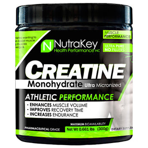 Creatine Monohydrate, Unflavored, 300 Grams