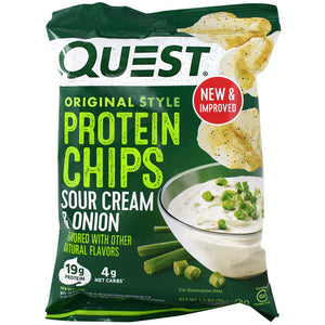 Protein Chips, Sour Cream & Onion, 8 (1.1 oz ) Bags