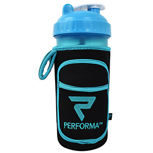 Fitgo Shaker Cup Holder, Turquoise And Black, 28 oz.