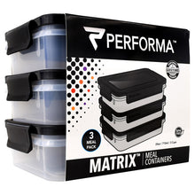 Load image into Gallery viewer, Meal Prep Containers, 3 - 24 oz Containers
