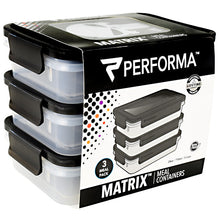 Load image into Gallery viewer, Meal Prep Containers, 3 - 24 oz Containers
