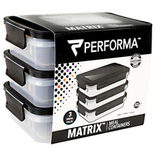 Load image into Gallery viewer, Meal Prep Containers, 3 - 24 oz Containers

